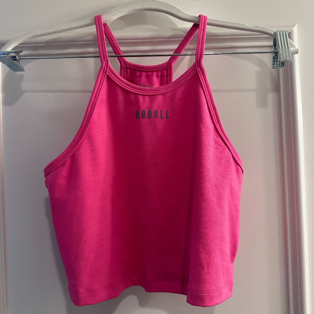 Pink NOBULL Crop Tank